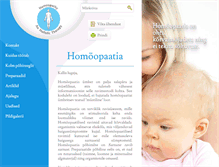 Tablet Screenshot of homoopaatia.ee